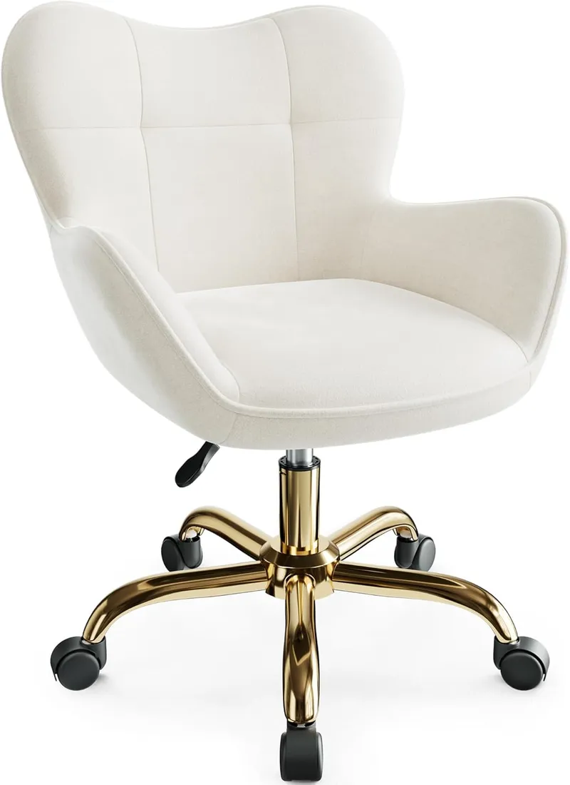 BestEra Cute Home Office Desk Chairs Adjustable Height for Living Bedroom